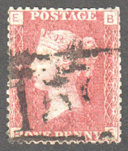 Great Britain Scott 33 Used Plate 148 - BE - Click Image to Close